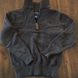Boy’s Polo quarter zip sweater